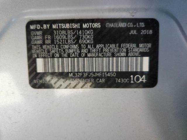 Photo 12 VIN: ML32F3FJ5JHF15450 - MITSUBISHI MIRAGE 