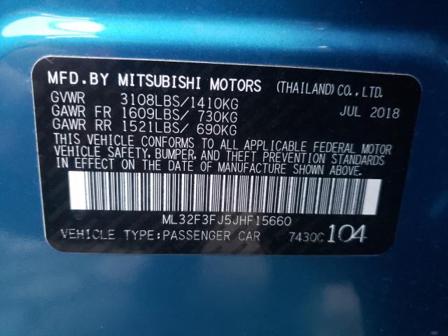 Photo 9 VIN: ML32F3FJ5JHF15660 - MITSUBISHI MIRAGE G4 