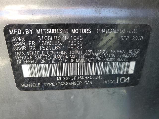 Photo 11 VIN: ML32F3FJ5KHF01341 - MITSUBISHI MIRAGE 