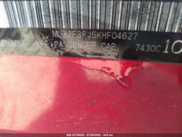 Photo 8 VIN: ML32F3FJ5KHF04627 - MITSUBISHI MIRAGE G4 