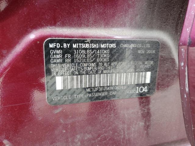 Photo 11 VIN: ML32F3FJ5KHF06149 - MITSUBISHI MIRAGE 