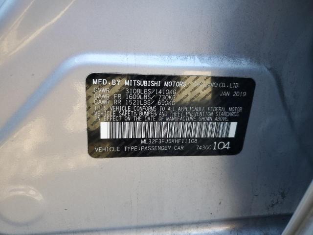 Photo 11 VIN: ML32F3FJ5KHF11108 - MITSUBISHI MIRAGE G4 