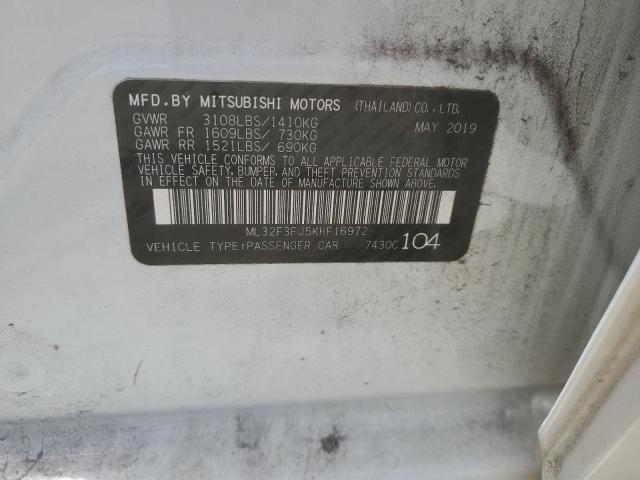 Photo 11 VIN: ML32F3FJ5KHF16972 - MITSUBISHI MIRAGE G4 