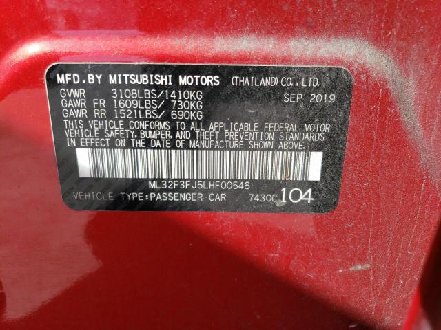 Photo 11 VIN: ML32F3FJ5LHF00546 - MITSUBISHI MIRAGE G4 