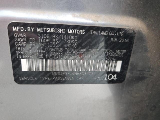 Photo 11 VIN: ML32F3FJ6HHF09408 - MITSUBISHI MIRAGE G4 