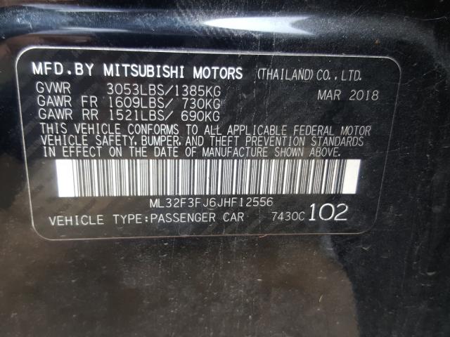 Photo 9 VIN: ML32F3FJ6JHF12556 - MITSUBISHI MIRAGE G4 