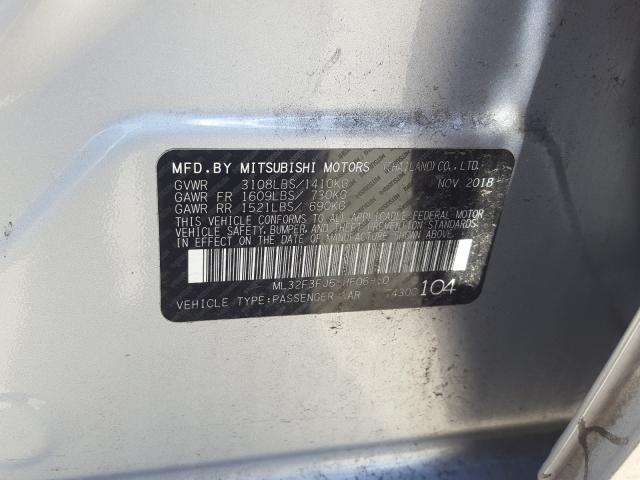 Photo 9 VIN: ML32F3FJ6KHF06810 - MITSUBISHI MIRAGE G4 