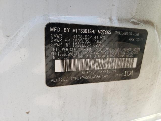 Photo 12 VIN: ML32F3FJ6KHF16219 - MITSUBISHI MIRAGE G4 