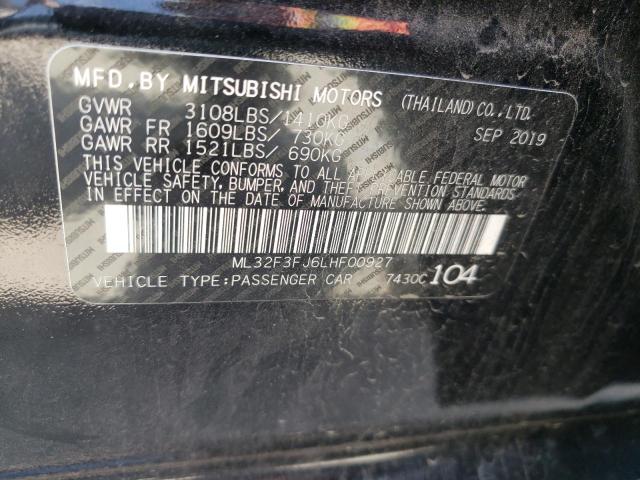 Photo 9 VIN: ML32F3FJ6LHF00927 - MITSUBISHI MIRAGE G4 