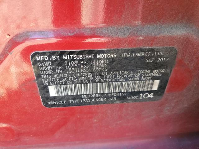 Photo 11 VIN: ML32F3FJ7JHF04191 - MITSUBISHI MIRAGE G4 