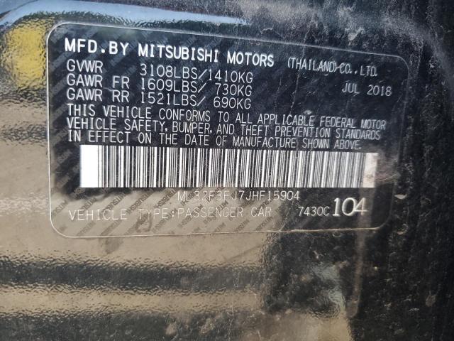 Photo 11 VIN: ML32F3FJ7JHF15904 - MITSUBISHI MIRAGE G4 