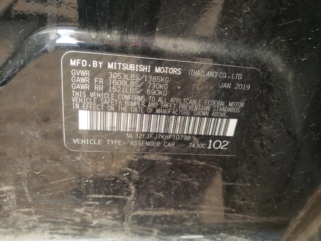 Photo 9 VIN: ML32F3FJ7KHF10798 - MITSUBISHI MIRAGE G4 