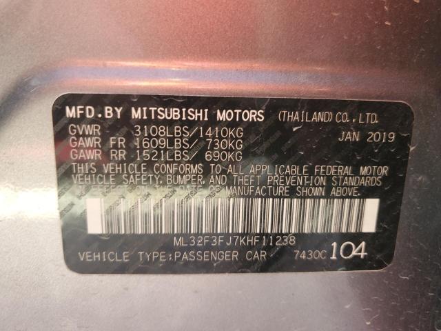 Photo 12 VIN: ML32F3FJ7KHF11238 - MITSUBISHI MIRAGE G4 