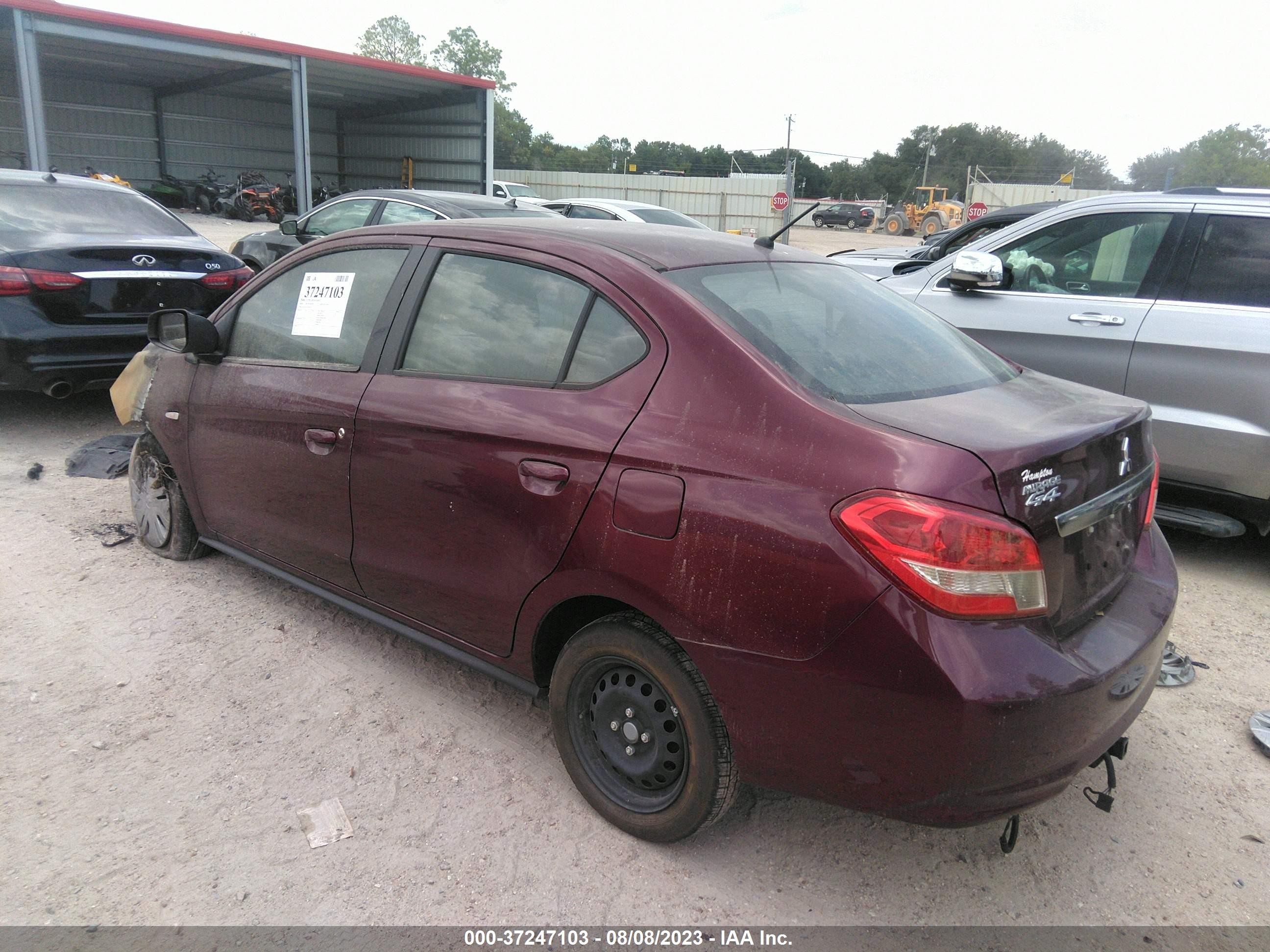 Photo 2 VIN: ML32F3FJ7LHF05554 - MITSUBISHI MIRAGE 