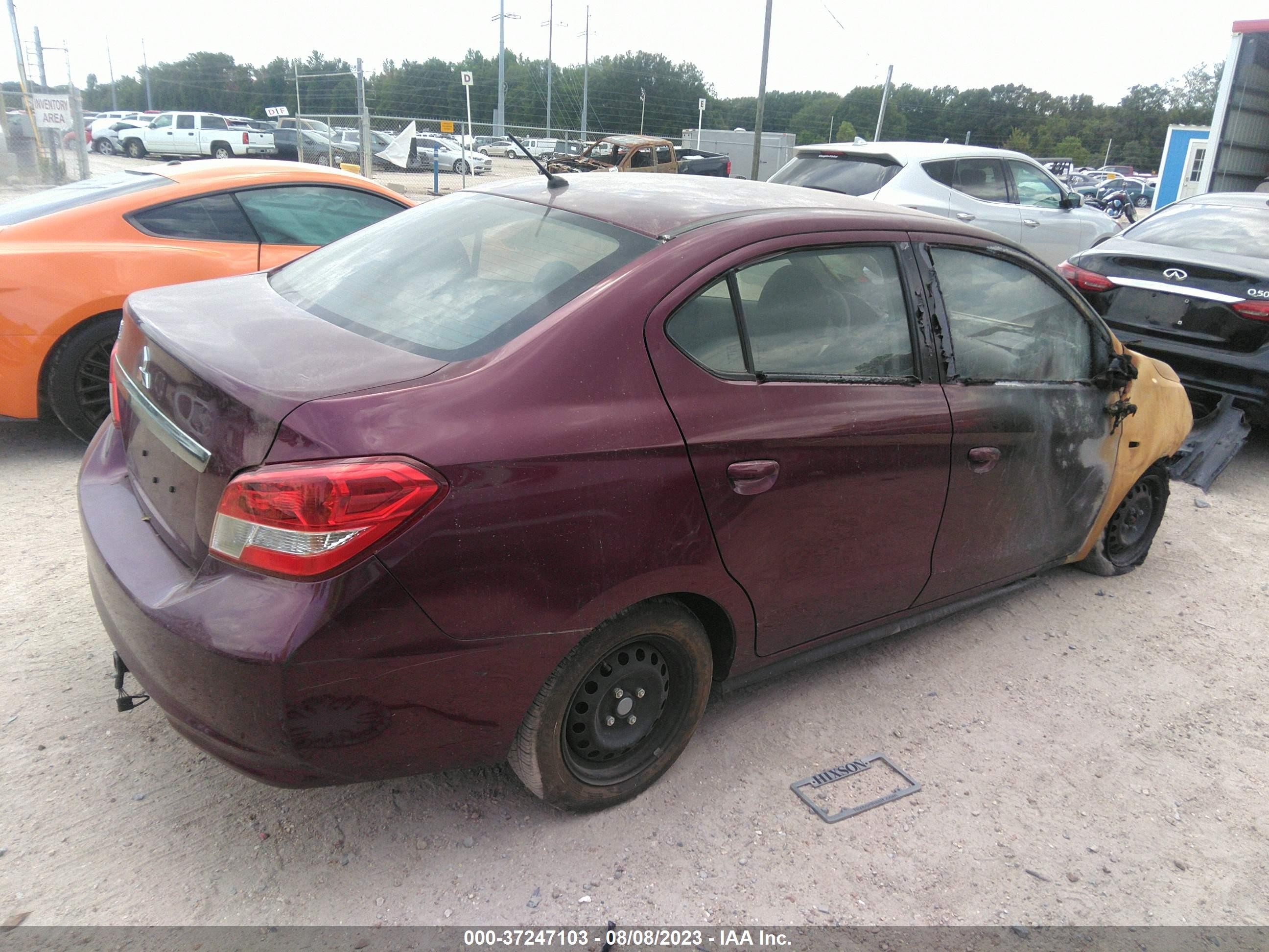 Photo 3 VIN: ML32F3FJ7LHF05554 - MITSUBISHI MIRAGE 