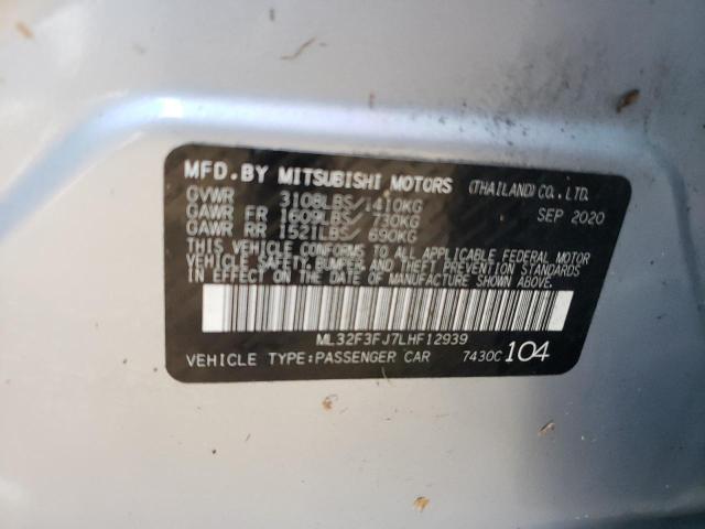 Photo 9 VIN: ML32F3FJ7LHF12939 - MITSUBISHI MIRAGE G4 