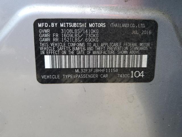 Photo 11 VIN: ML32F3FJ8HHF11158 - MITSUBISHI MIRAGE G4 