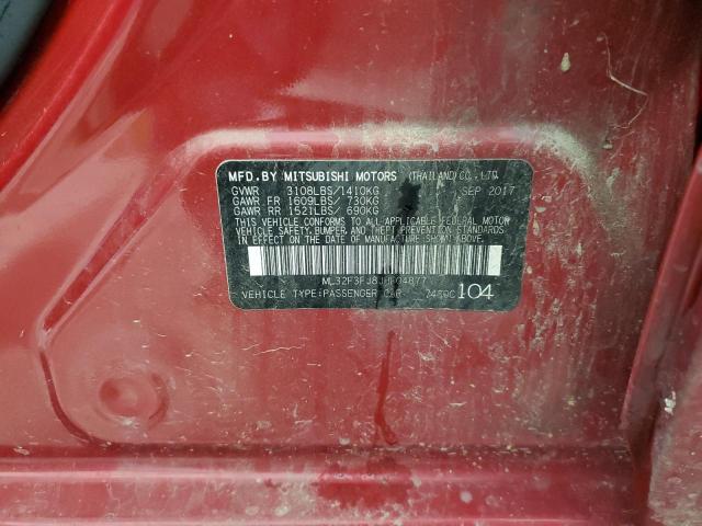 Photo 11 VIN: ML32F3FJ8JHF04877 - MITSUBISHI MIRAGE G4 