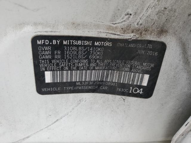 Photo 11 VIN: ML32F3FJ9HHF08981 - MITSUBISHI MIRAGE G4 