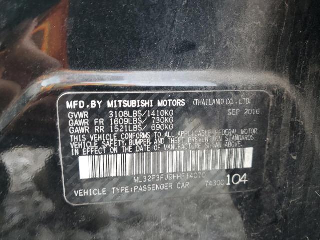 Photo 11 VIN: ML32F3FJ9HHF14070 - MITSUBISHI MIRAGE G4 