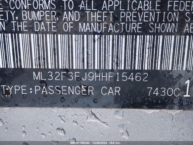 Photo 8 VIN: ML32F3FJ9HHF15462 - MITSUBISHI MIRAGE G4 