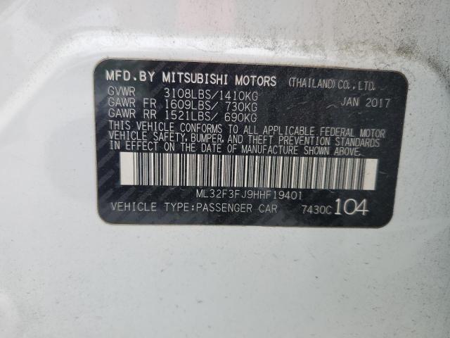 Photo 11 VIN: ML32F3FJ9HHF19401 - MITSUBISHI MIRAGE 