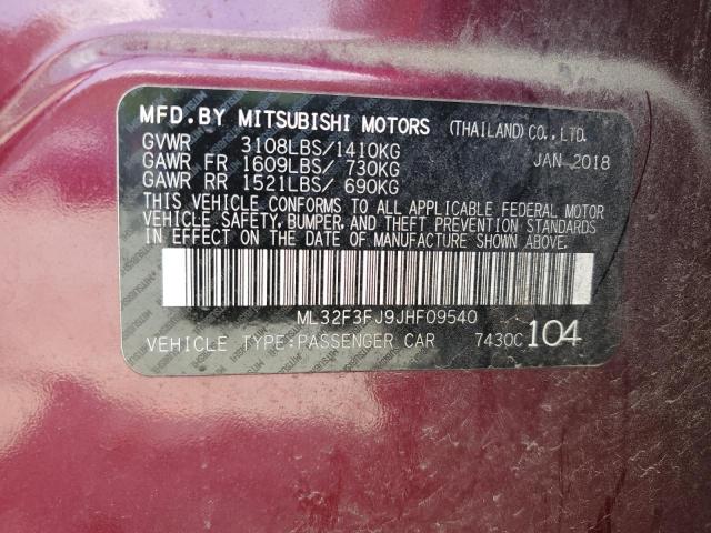 Photo 11 VIN: ML32F3FJ9JHF09540 - MITSUBISHI MIRAGE G4 