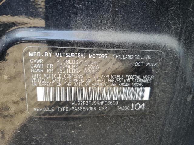 Photo 9 VIN: ML32F3FJ9KHF03609 - MITSUBISHI MIRAGE G4 