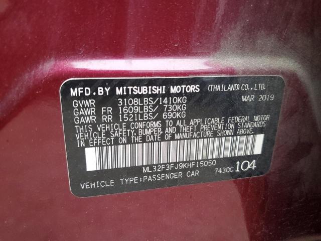 Photo 11 VIN: ML32F3FJ9KHF15050 - MITSUBISHI MIRAGE 