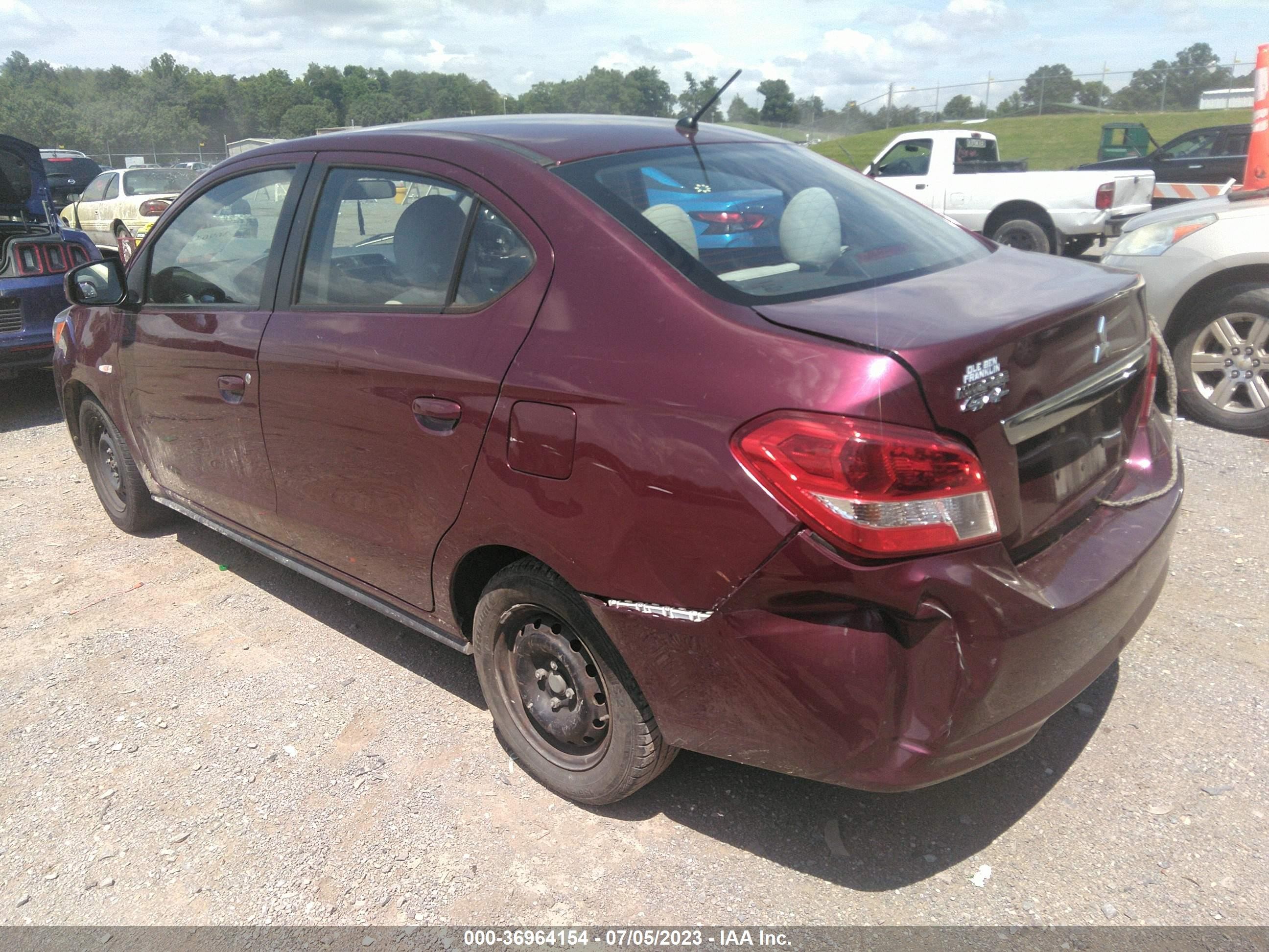 Photo 2 VIN: ML32F3FJ9LHF07449 - MITSUBISHI MIRAGE 