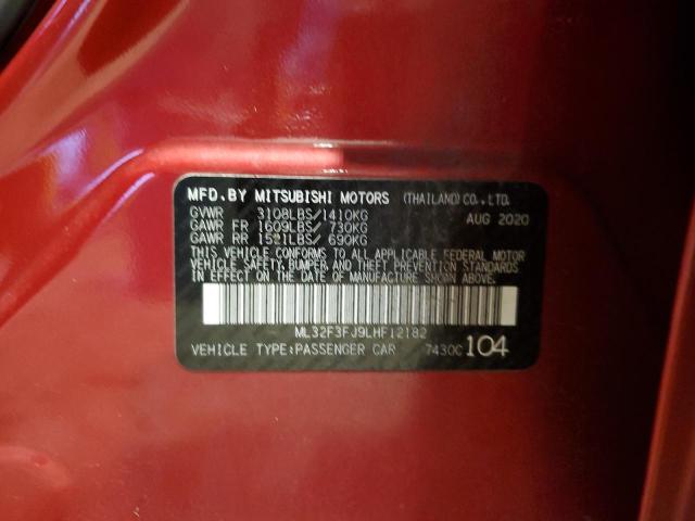 Photo 11 VIN: ML32F3FJ9LHF12182 - MITSUBISHI MIRAGE 