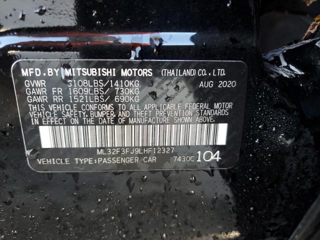 Photo 11 VIN: ML32F3FJ9LHF12327 - MITSUBISHI MIRAGE 