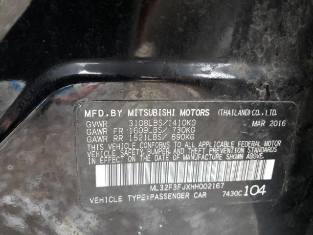 Photo 9 VIN: ML32F3FJXHH002167 - MITSUBISHI MIRAGE G4 