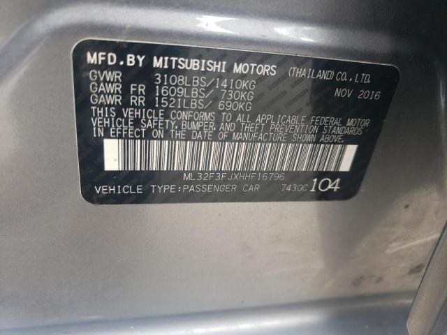 Photo 11 VIN: ML32F3FJXHHF16796 - MITSUBISHI MIRAGE G4 