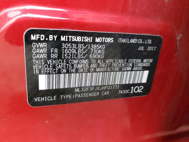 Photo 11 VIN: ML32F3FJXJHF01771 - MITSUBISHI MIRAGE 