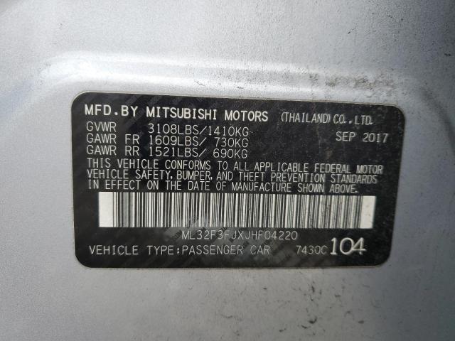 Photo 11 VIN: ML32F3FJXJHF04220 - MITSUBISHI MIRAGE G4 