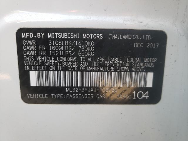 Photo 9 VIN: ML32F3FJXJHF08185 - MITSUBISHI MIRAGE G4 