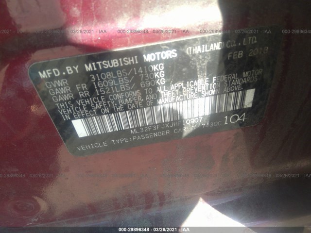 Photo 8 VIN: ML32F3FJXJHF10907 - MITSUBISHI MIRAGE G4 