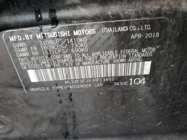 Photo 9 VIN: ML32F3FJXJHF13497 - MITSUBISHI MIRAGE G4 