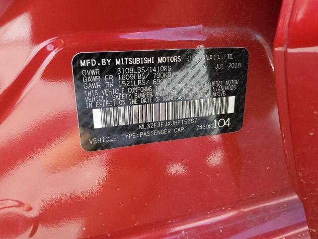 Photo 11 VIN: ML32F3FJXJHF15587 - MITSUBISHI MIRAGE 