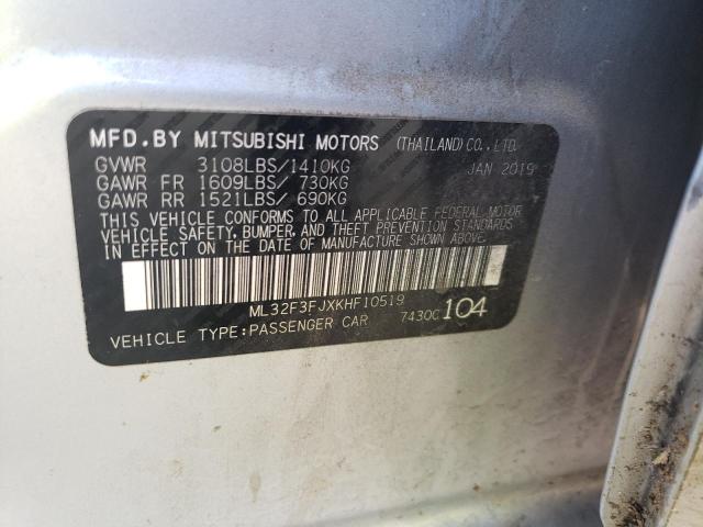 Photo 11 VIN: ML32F3FJXKHF10519 - MITSUBISHI MIRAGE G4 