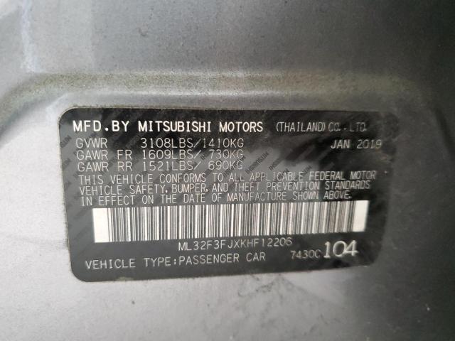 Photo 11 VIN: ML32F3FJXKHF12206 - MITSUBISHI MIRAGE G4 