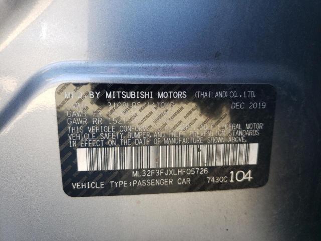 Photo 11 VIN: ML32F3FJXLHF05726 - MITSUBISHI MIRAGE 