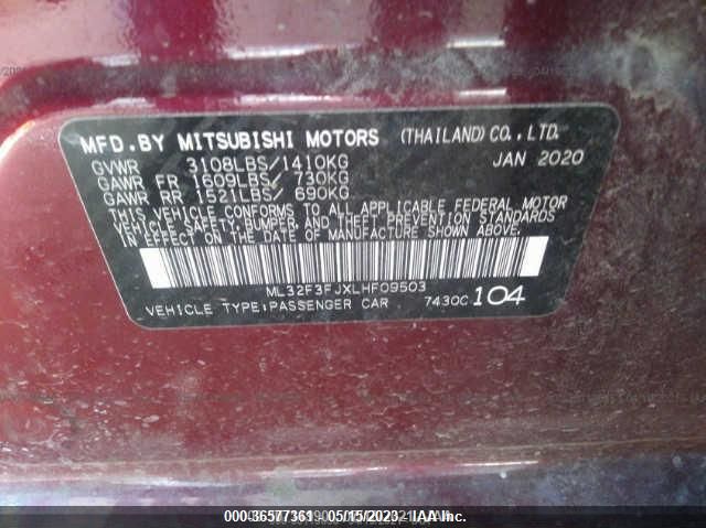 Photo 8 VIN: ML32F3FJXLHF09503 - MITSUBISHI MIRAGE G4 