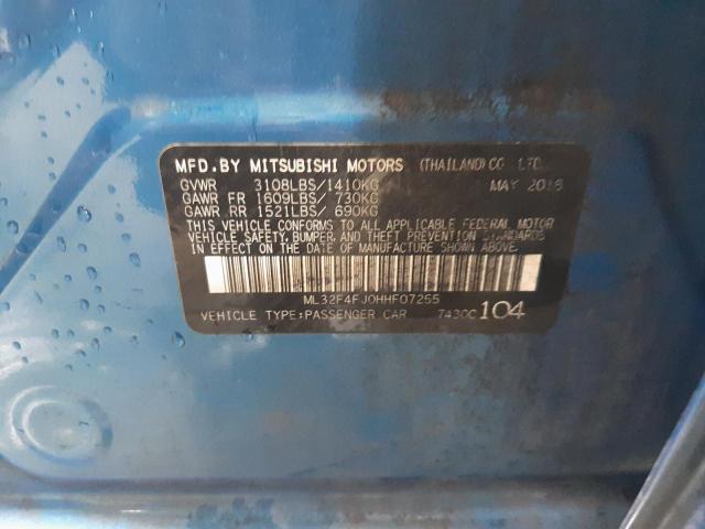 Photo 11 VIN: ML32F4FJ0HHF07255 - MITSUBISHI MIRAGE G4 