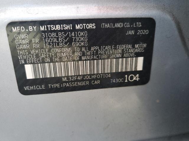 Photo 11 VIN: ML32F4FJ0LHF07104 - MITSUBISHI MIRAGE 