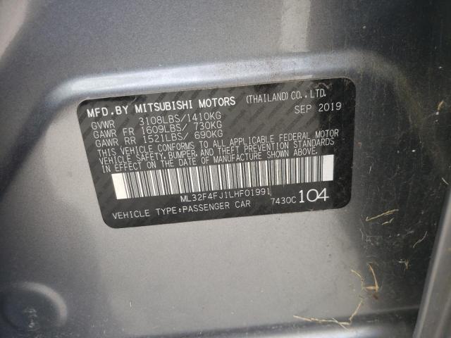 Photo 11 VIN: ML32F4FJ1LHF01991 - MITSUBISHI MIRAGE 