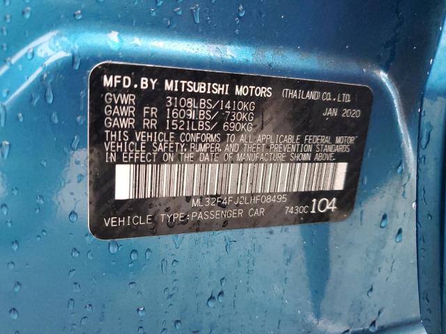 Photo 11 VIN: ML32F4FJ2LHF08495 - MITSUBISHI MIRAGE G4 