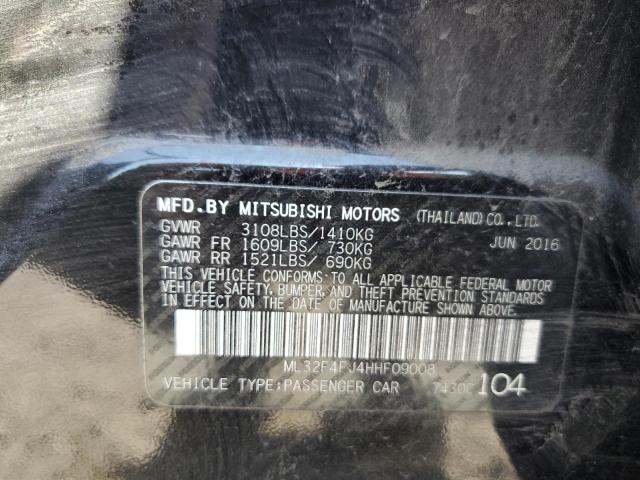 Photo 9 VIN: ML32F4FJ4HHF09008 - MITSUBISHI MIRAGE G4 