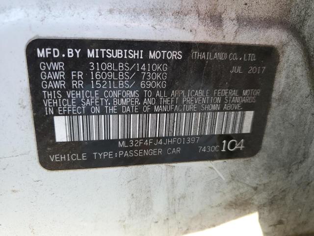 Photo 11 VIN: ML32F4FJ4JHF01397 - MITSUBISHI MIRAGE 